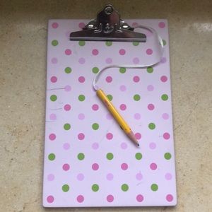 Bluedogz 9 x 6” clipboard with magnetic back